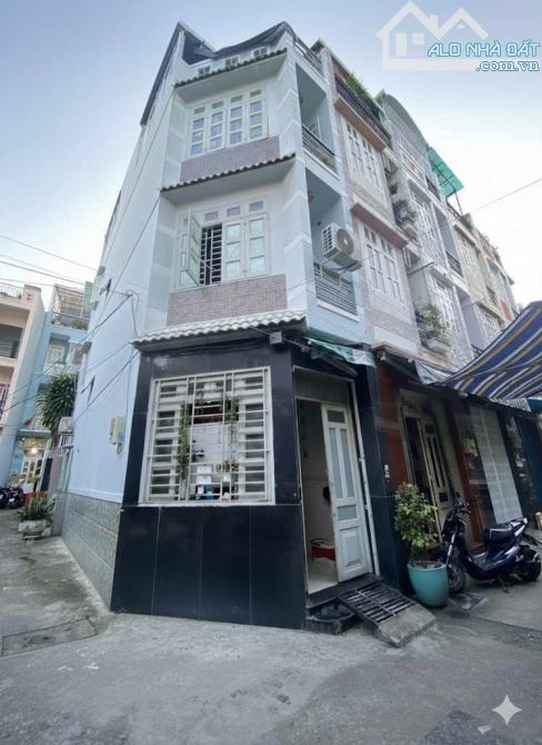 🔥CĂN GÓC 2 MT HXH THÔNG  - SÁT MT - 4 TẦNG BTCT - NHÀ THIẾT KẾ HIỆN ĐẠI - 40m2 - 1