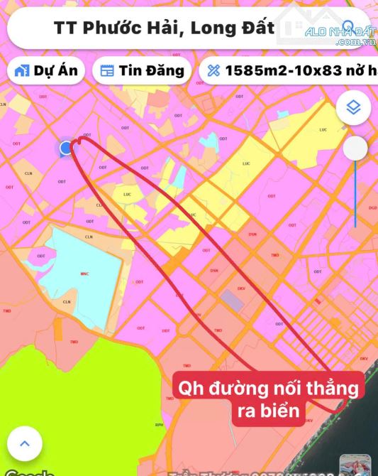 THỊ TRẤN PHƯỚC HẢI - GẦN BIỂN PHƯỚC HẢI - LONG ĐẤT - BRVT 👉Đường nhựa đẹp, view núi - 1