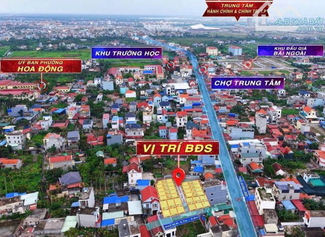 Bán đất Hoa Động- Thuỷ Nguyên 51-64m ngay mặt 203 vào 40m giá chỉ 1,5x tỷ - 1