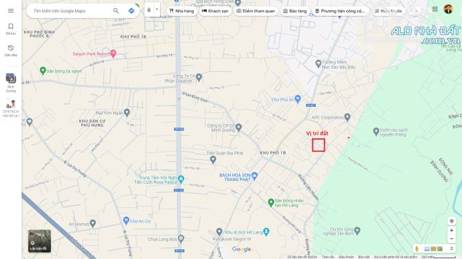 Bán đất 6.9x56m hẻm Liên Huyện p.Tân Bình gần chợ Phú An - 1