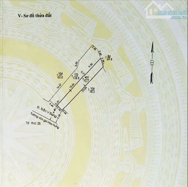 MTKD CỰC HIẾM - TRẦN VĂN ĐANG Q.3 - GPXD 5 TẦNG - 192M2 - 28 TỶ - 1