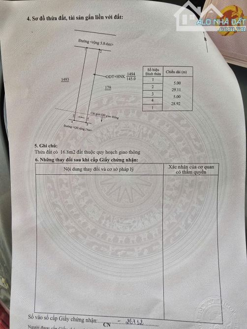 1,6 TỶ CHO LÔ ĐẤT 2MT P. THÀNH NHẤT - 1