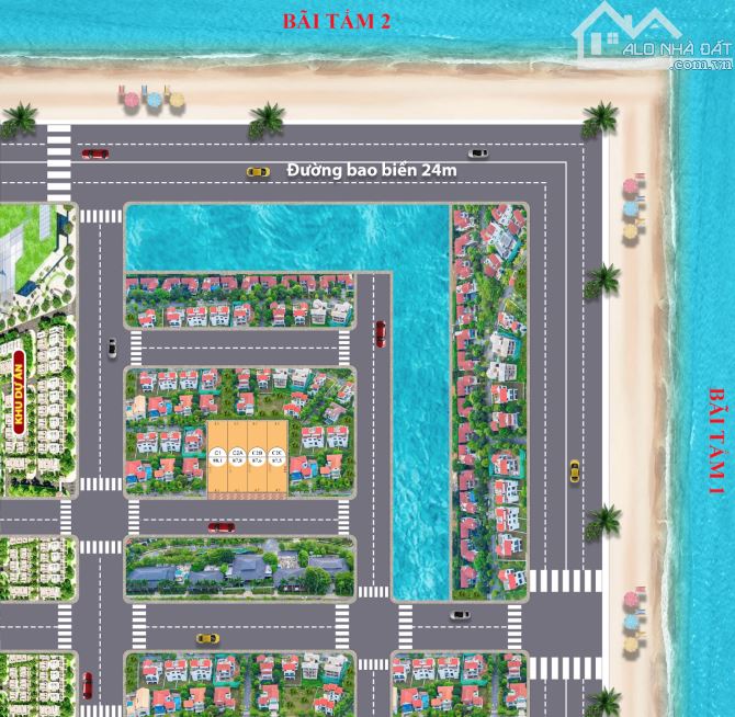 🌊  Chỉ còn duy nhất 3 lô view hồ siêu đẹp, gần bãi tắm Quất Lâm 🌊 - 1
