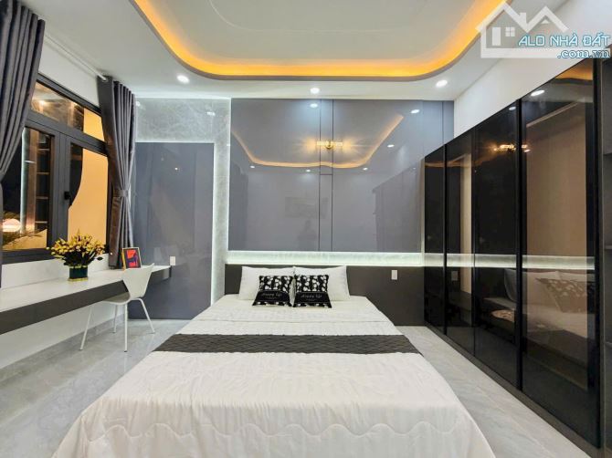 Bán nhà hẻm 3m thông sát hẻm xe tải đườg Lê Văn Thọ,P.11, 4 x 14 nở hậu 4,2 giá 5.35 tỷ tl - 1