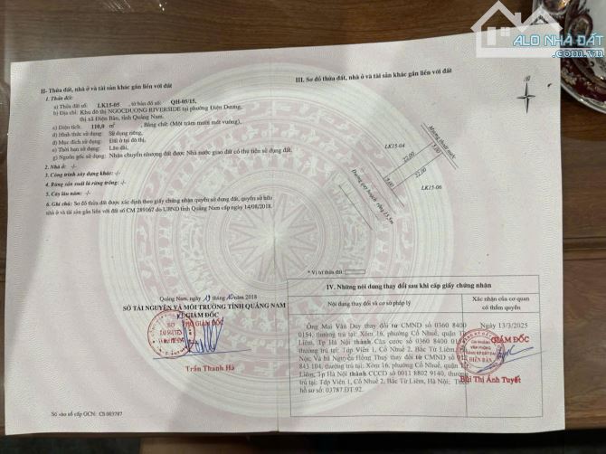 📌📌📌LÀM VIỆC TRỰC TIẾP GIÁ TỐT !!!bán lô ngọc dương riveside - 1