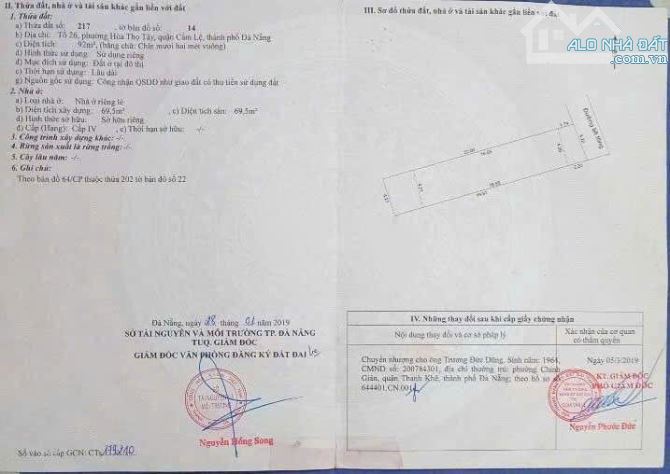 📌📌📌LÀM VIỆC TRỰC TIẾP GIÁ TỐT !!!bán nhà kiệt Hòa thọ tây giá rẻ - 1