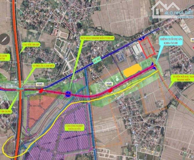 Chuyển nhượng 1,1 ha đất cụm công nghiệp Nhân Quyền, Hải Dương. Giá : 103 $/m2 - 1
