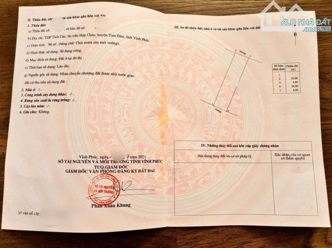 Bán lô đất kinh doanh đắc địa - Đường 302 Cạnh Ngã Tư Hợp Châu - 2