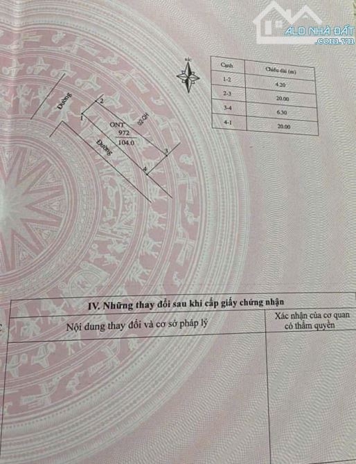 Lô góc full thổ cư 104m2 đối diện nhà văn hoá xóm nọi định trung - 2