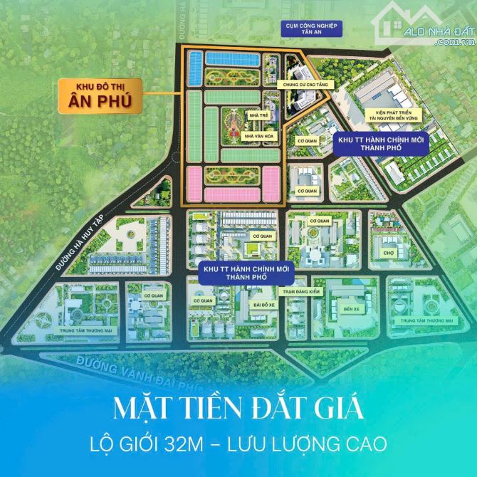 Cần Bán lô đất nền Khu đô thị Ân Phú, phường Tân An Buôn Ma Thuột Đắk Lắk - 2