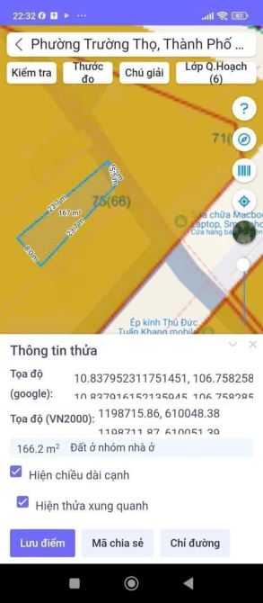 💣XE HƠI TỚI ĐẤT - NỞ HẬU TÀI LỘC - ĐƯỜNG SỐ 4 - TRƯỜNG THỌ -THỦ ĐỨC . Chỉ 43tr/m2. - 2
