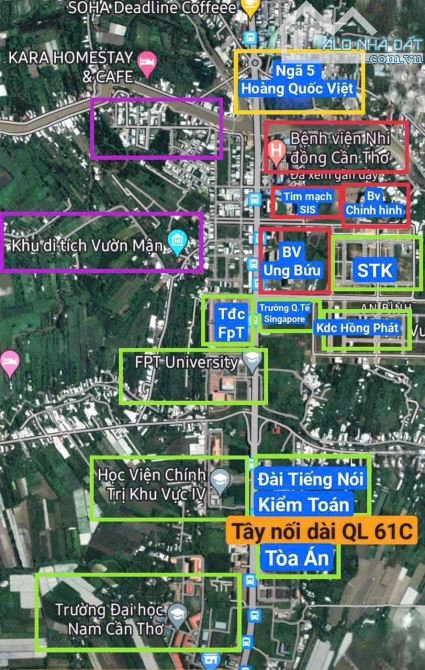 Cặp nền đường Xuân Hồng đối diện BV Nhi Đồng Cần Thơ - 2