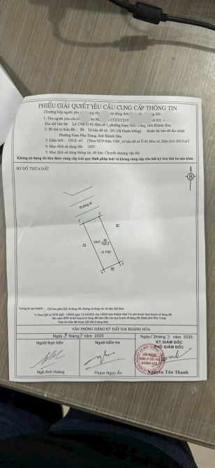án đất đường Đô Đốc Tuyết Khu TĐC Hòn Rớ - Phường Nam Nha Trang - 2