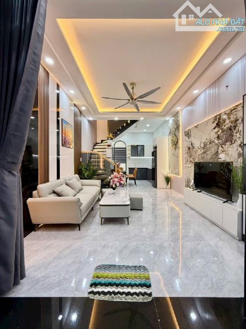 HẺM XE HƠI LÊ VĂN THỌ - 4X14M - 3 TẦNG - 5.38 TỶ - 2