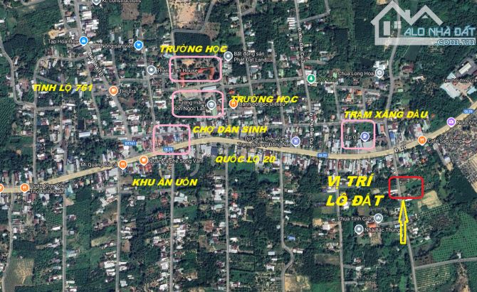 Lô biệt thự Xã Phú Ngọc, Định Quán, 1,4 tỷ, 1418 m2(12,9mx131m) có sẵn 150m2 thổ cư - 2