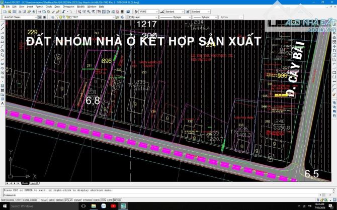 Bán đất mặt tiền Nguyễn Thị Nê - Xã Phú Hoà Đông Củ Chi 15x70 tổng 1068m2 388m2 thổ cư - 2