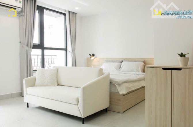 Cho thuê căn hộ Studio Ban công MỚI ĐẸP Q10 gần Vạn Hạnh Mall, toà nhà Viettel, ĐH Kinh tế - 3