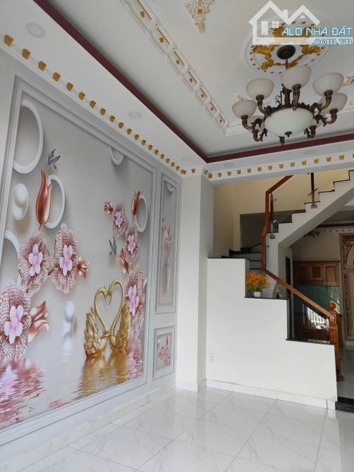 Nhà mới 2 lầu chỉ 2 tỷ xíu trong KDC Cát Tường Phú Sinh mỹ hạnh bắc long an - 3