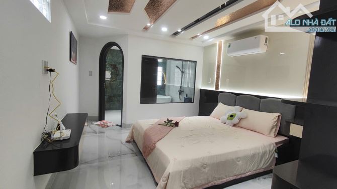 NHÀ ĐẸP MỚI XÂY, 3 tầng, Lê Hoàng Phái, Phường 17, GV,  ngã tư nguyễn văn lượng, 7.950TỶ - 3