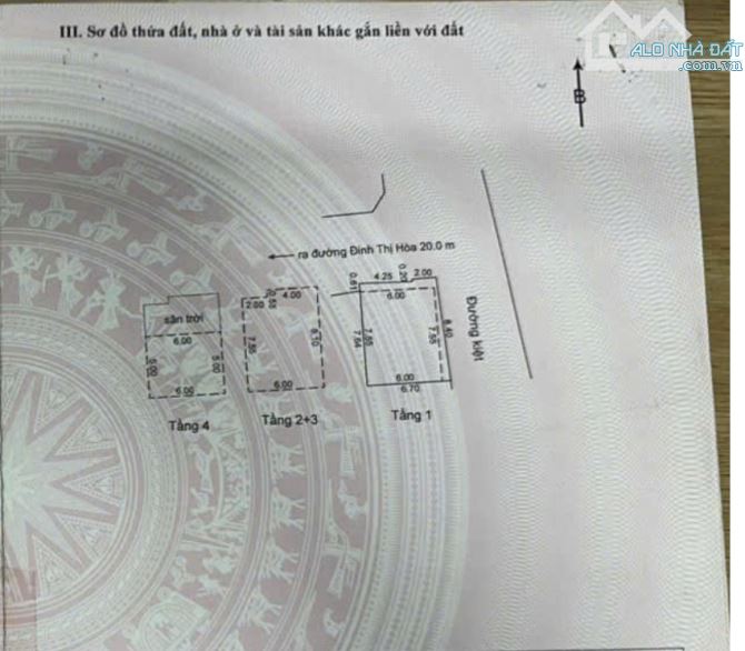 NHÀ 2-MK_ 4 TẦNG ĐINH THỊ HÒA_ THÔNG CHÍNH HỮU- ĐÔNG KINH NGHĨA THỤC_ GIÁ: 7 TỶ 8 TL - 3