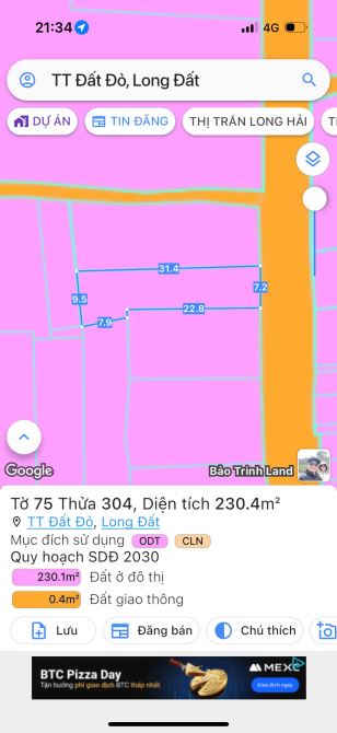 BÁN CĂN NHÀ MẶT TIỀN LƯƠNG THẾ VINH - CÁCH CHỢ ĐẤT ĐỎ 300M - TRUNG TÂM THỊ TRẤN ĐẤT ĐỎ - 3
