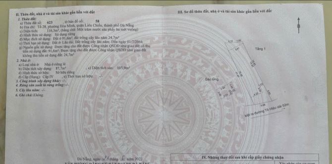 📌📌📌LÀM VIỆC TRỰC TIẾP GIÁ TỐT !!!bán nhà gác lửng kiệt oto đường tô hiệu - 3