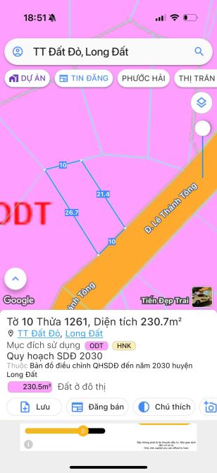 MẶT TIỀN LÊ THÁNH TÔNG - TRUNG TÂM THỊ TRẤN ĐẤT ĐỎ - BRVT ( NAY LÀ XÃ ĐẤT ĐỎ - TP HCM) 🌈 - 3