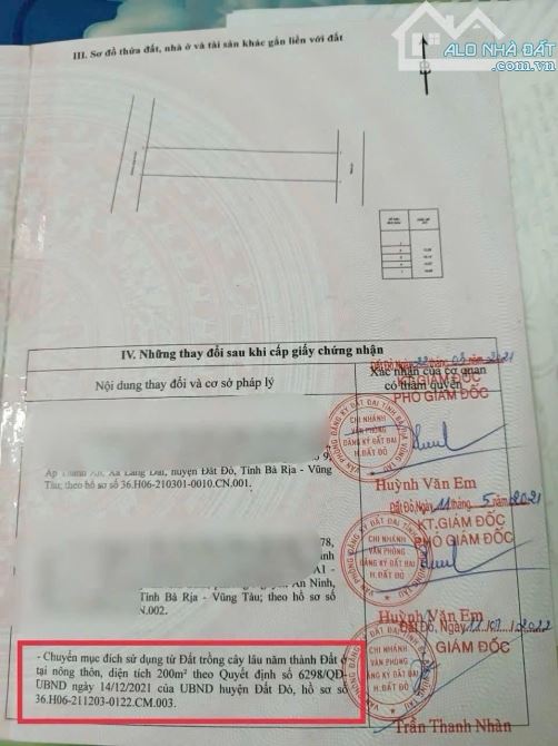 Đất Làm Nhà Vườn Gần Biển Mặt tiền đường Nguyễn Huệ- Đất Đỏ- BRVT ( xã Phước Hải- TPHCM) - 4