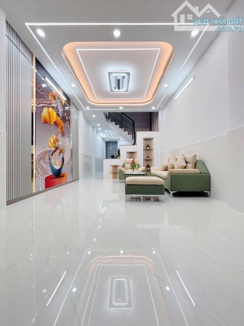Nhà Đẹp Đón Tết - 60M2 - 3 Tầng - 6.6 Tỷ TL-HXH 6m -Giáp Quận 6-Hương Lộ 2 - BTĐAn - 4