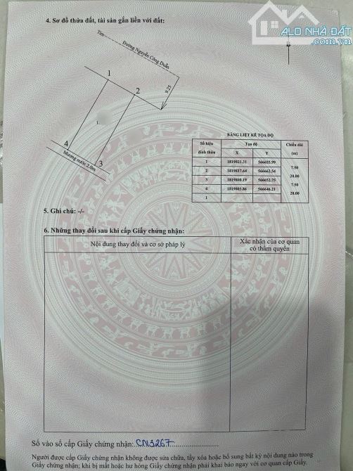 Đất mặt tiền Nguyễn Công Duẫn (trục Vũ Phương Vũ) khu đấu giá Thuỷ Dương - 4