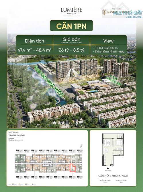 Giỏ hàng CĐT căn hộ Lumiere Midtown – The Global City, chiết khấu đến 20%, ân hạn 26 tháng - 4