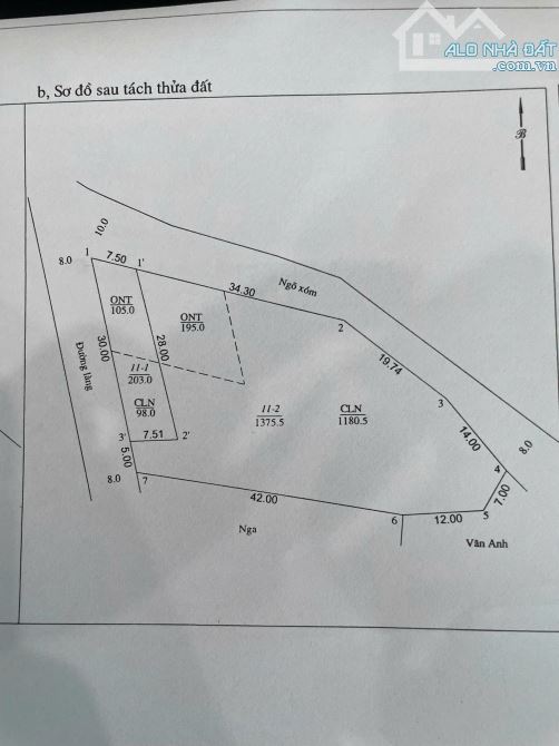 HÓT  HÓT LÔ ĐẤT CÓ  MẶT TIỀN RỘNG VỊ TRÍ TIỀM NĂNG CHỈ 1.x TỶ TẠI CHƯƠNG MỸ HN - 4