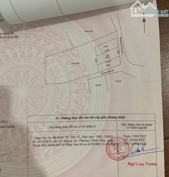 📌📌Làm việc trực tiếp!!! Bán lô đất kiệt thôn Đại La giá rẻ 🌺 - 4