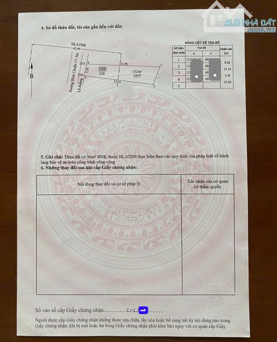 Bán đất MT đường Bình Chuẩn 17, p.Bình Chuẩn, Tp.Thuận An chỉ từ 4,6 tỷ TL M7600 - 5