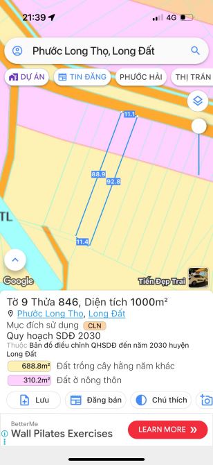 2 LÔ LIÊN KỀ NGAY HỒ SUỐI MÔN - XÃ ĐẤT ĐỎ - TP HCM ( Phước Long Thọ - Đất Đỏ, BRVT) - 5