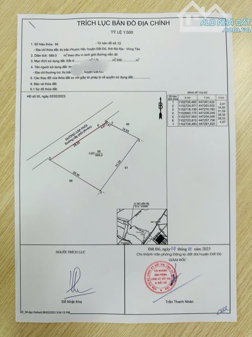 Thị Trấn Phước Hải - BRVT; cách biển Phước Hải chỉ 2km  🌈DT 689,5m2 32x28m - 5