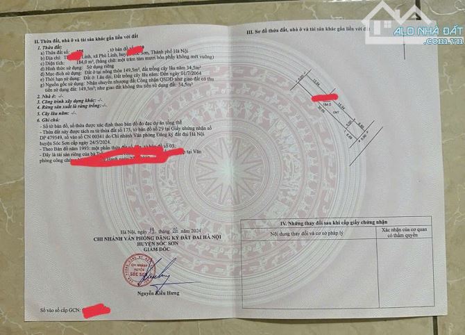 Bán 185m đất ở tại Vệ Linh, Phù Linh, Sóc Sơn - 7