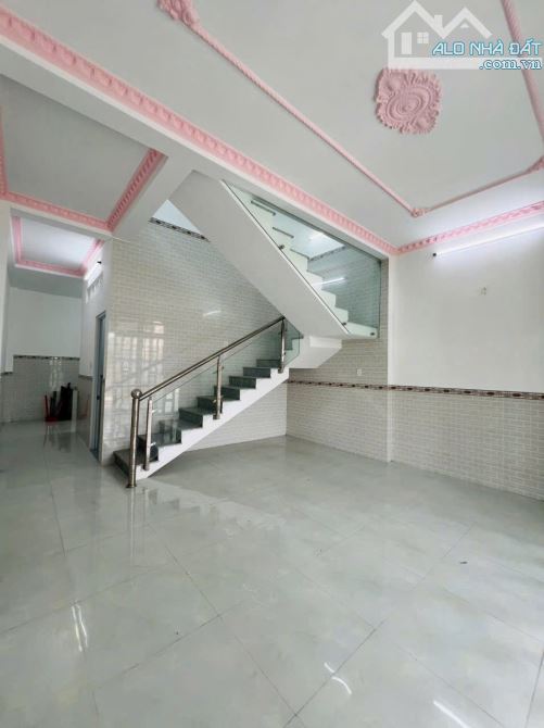 Nhà 1 Lầu Mặt Tiền Đường Xe Tải 5 x 17m Sổ hồng riêng giá rẻ 1tỷ6 thương lượng - 9