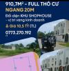 🌟 ĐẤT MẶT TIỀN KINH DOANH - 911M – 75m THỔ CƯ- 10 TỈ 5 – LỘC AN, LONG THÀNH 🌟