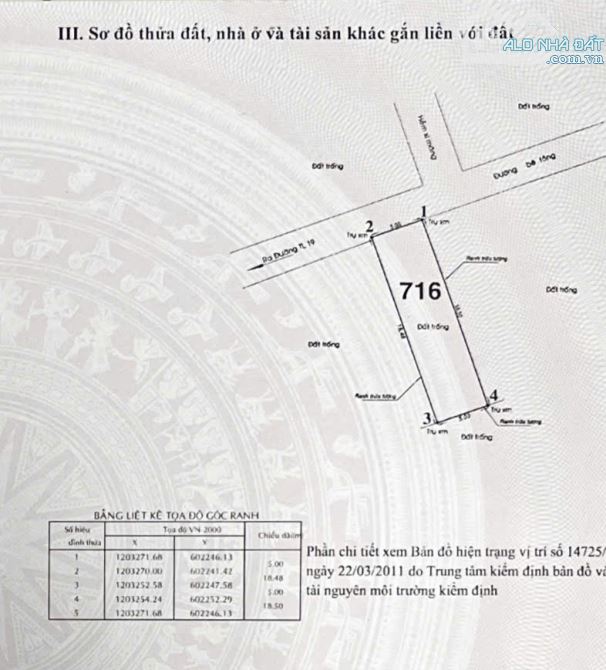 Bán căn nhà đường Thạnh Lộc 41 phường Thạnh Lộc Quận 12 giá 980 triệu