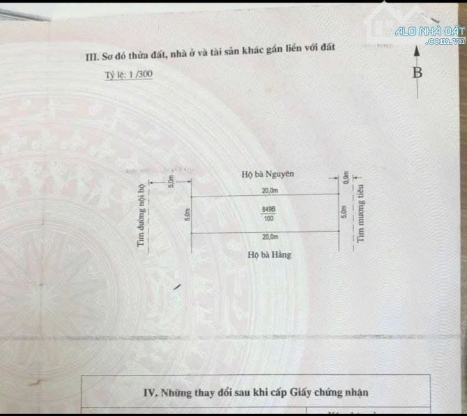 Cần bán đất chung cư Kinh Giao Tân Tiến , 100m2 hướng Tây giá 1,7 tỷ
