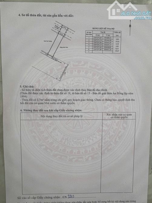 Bán đất phân lô Chapi An Đồng diện tích 97m2 mặt tiền 4.85m