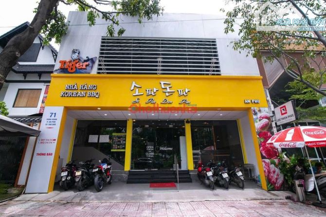 CHO THUÊ NHÀ MẶT TIỀN 71 SONG HÀNH, Q.2 - 10M X 20M - 2 TẦNG SÀN TRỐNG SUỐT