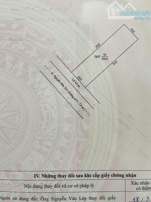 Chinh chu | Bán nền biệt thự KHU CỒN KHƯƠNG , MÁT MẺ , VỊ TRÍ TRUNG TÂM