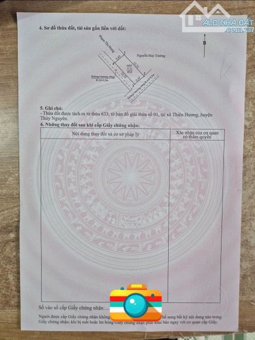 BÁN LÔ ĐẤT ĐẸP TẠI TRỊNH XÁ – THIÊN HƯƠNG – THỦY NGUYÊN – HẢI PHÒNG