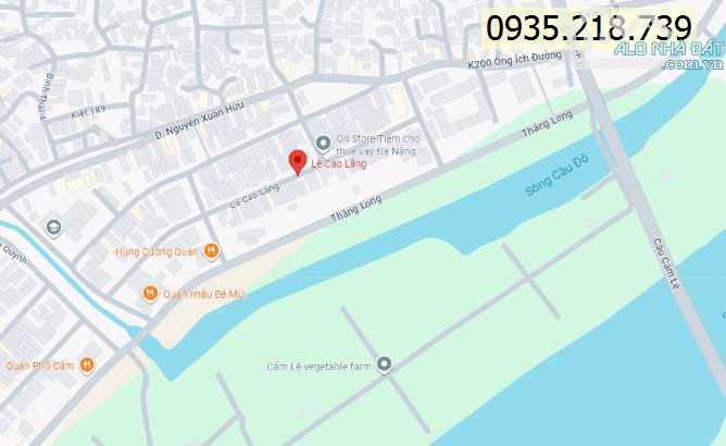 Bán Đất đường Lê Cao Lãng- Khu Biệt thự Thăng Long, 100m2 giá 4.85 tỷ TL