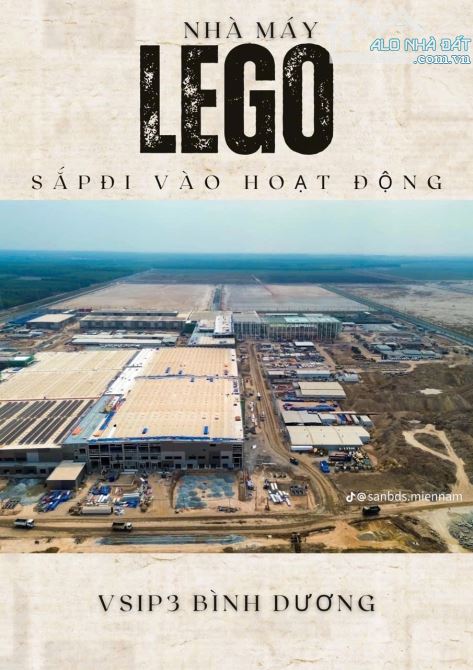 Duy nhất 5 lô đất 80m2 ngay Visip 3 giá chỉ 2ty490 sổ riêng