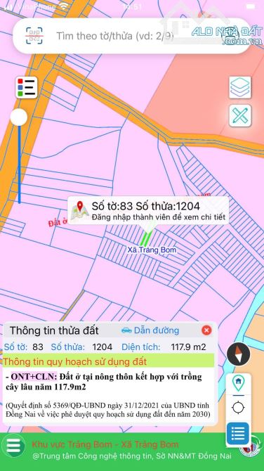 Bán gấp đất xã Trảng Bom (ấp2 sông trầu cũ) 900 triệu gần đường lớn Nguyễn Hoàng,chợ .