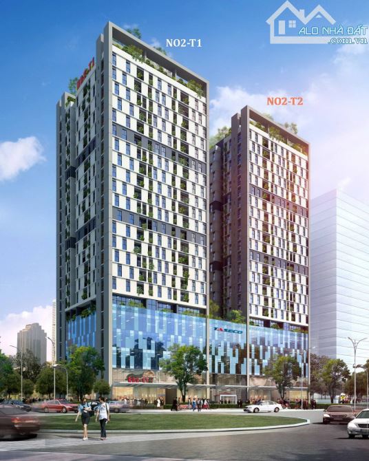 Cho thuê căn 2 PN toà N02-T2, Ngoại Giao Đoàn, Bắc Từ Liêm giá 15 triệu/tháng