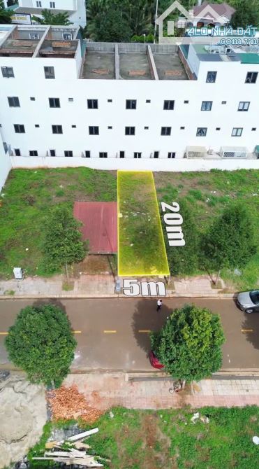 BÁN LÔ ĐẤT KHU ĐÔ THỊ ÂN PHÚ ĐƯỜNG HÀ HUY TẬP, DT: 5x20m, H: ĐÔNG- GIÁ: 3tỷ 220 triệu